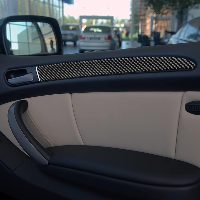 AIRSPEED Black Carbon Fiber Door Handle Panel Cover for BMW X5 E70 & X6 E71 - Image 5