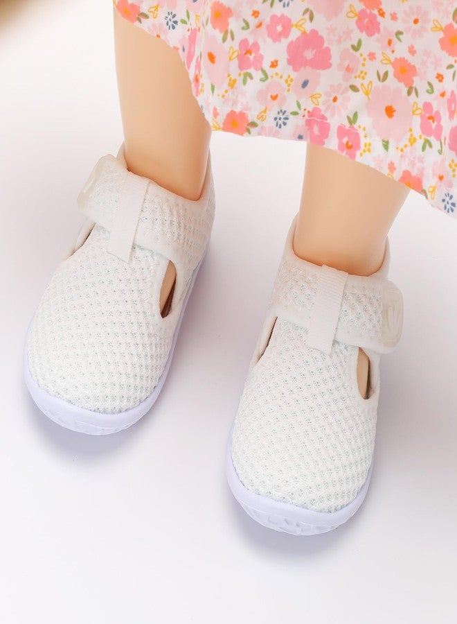 FEETCITY Barefoot Baby Snekaers Infant Walking Shoes Boys Girls Slip-On Shoes Wide Toddler Sock Shoe Flexible White - Image 2