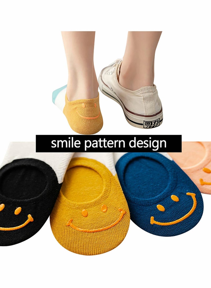 Y&D Women's Low Cut Socks, 5 Pairs Invisible Cute Hidden Non-Slip Breathable Thin Socks  - Image 5