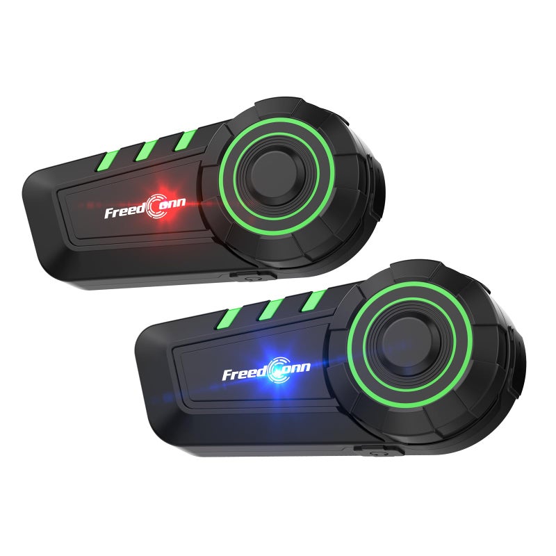 FreedConn Motorcycle Bluetooth Headset KY Bluetooth Helmet Intercom Motorcycle Communication Systems with CVC Noise Cancellation Stereo Music IP65 for Full/Half Face Helmet Basic Single People Use - Image 1