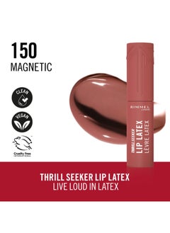 RIMMEL LONDON Thrill Seeker Lip Latex - 150 - Magnetic, 6ml  - Image 3