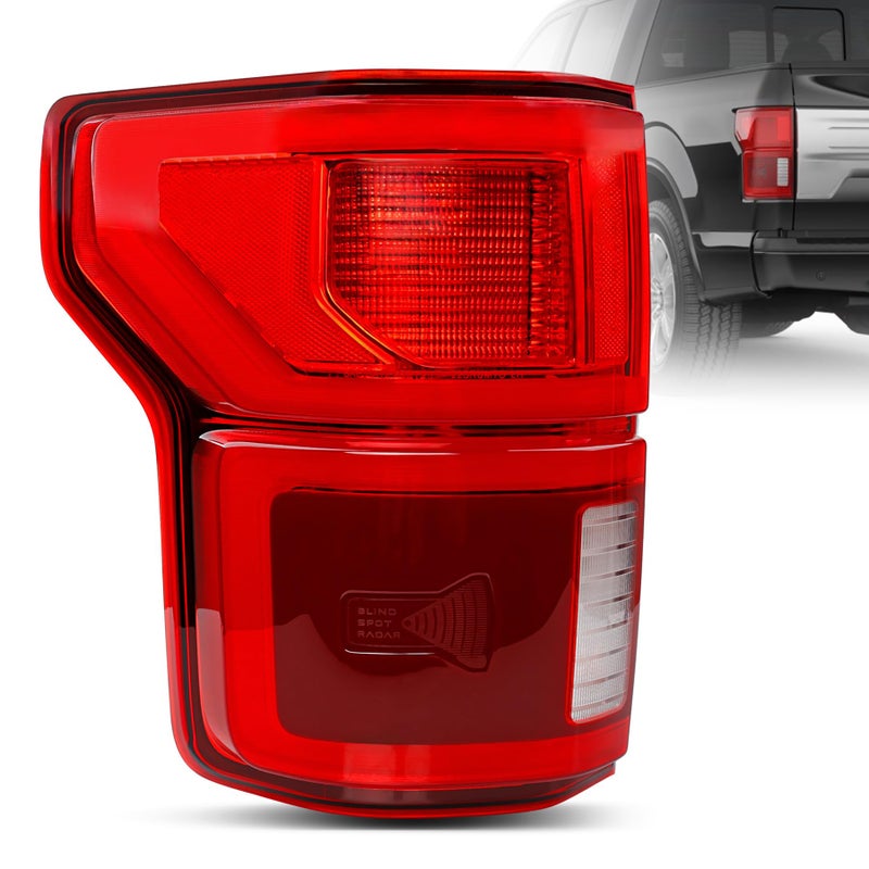 مصابيح خلفية LED متوافقة مع فورد F150 2018 2019 2020 مع إشارة الانعطاف وكاميرا الرؤية الخلفية واستبدال الجانب الأيسر للسائق LH KL3Z13405B