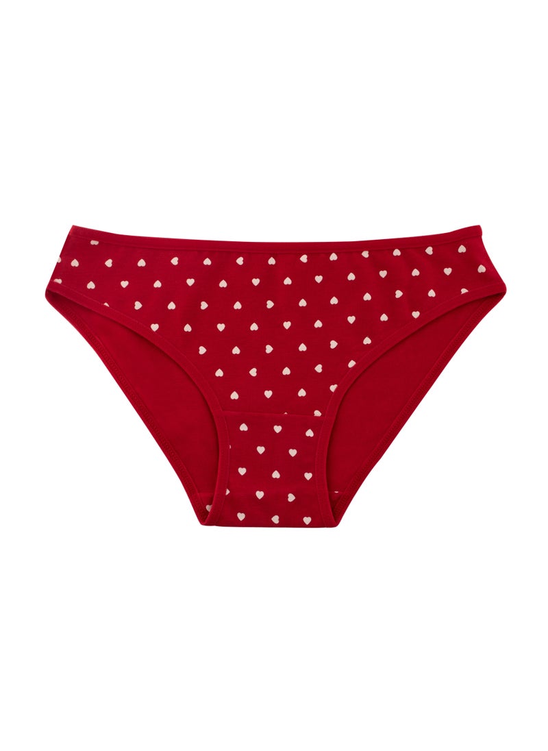 Milk - Women's Bikini Panties Set of 3, Printed Cotton Underwear, Soft & Comfortable, Stylish Design for Everyday Wear - Image 1