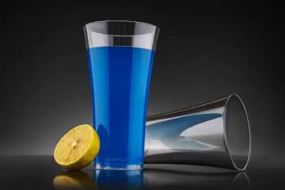 Coolkart طقم أكواب مياه شفاف غير قابل للكسر من كولكارت خالي من BPA من البلاستيك الغذائي للألياف، أكواب عصير، كوكتيل، لاسي، صودا، ميلك شيك، بيرة، أكواب نبيذ، أبيض - Image 4
