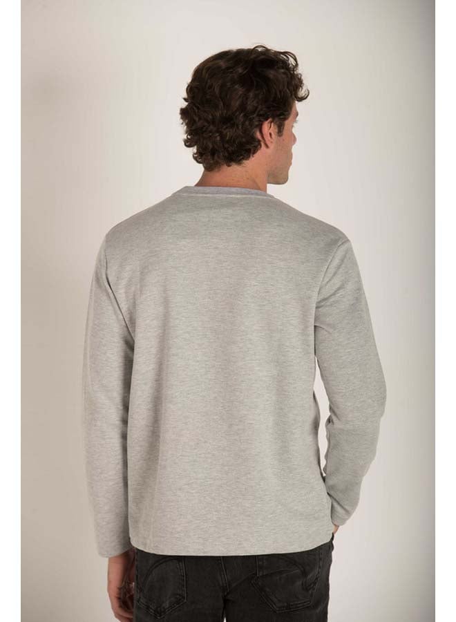 Marco Bergamo R-Neck Basic Long Sleeve Top - Image 5