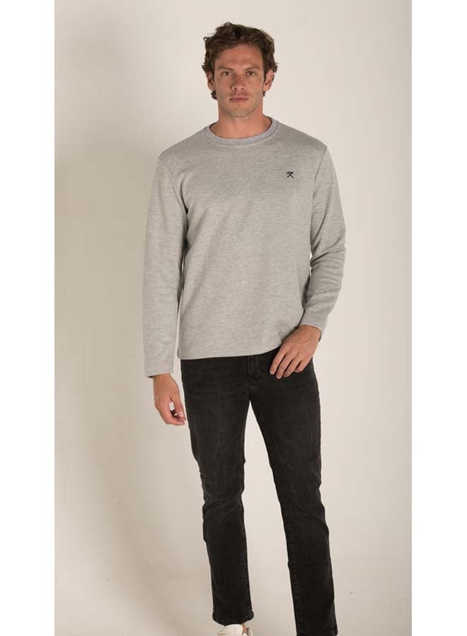 Marco Bergamo R-Neck Basic Long Sleeve Top - Image 1