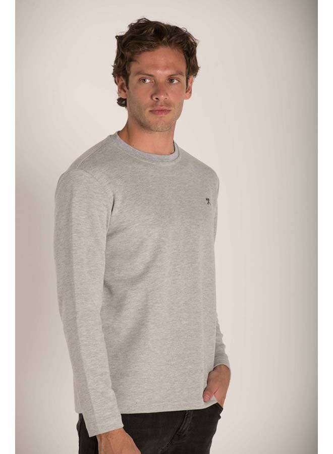 Marco Bergamo R-Neck Basic Long Sleeve Top - Image 3