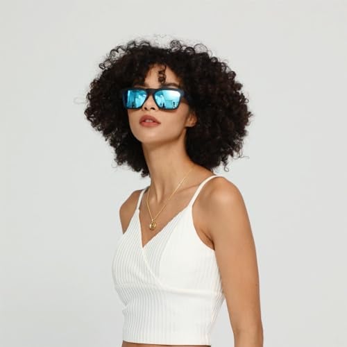 OhO sunshine OhO Smart Glasses,Polarized Sunglasses with Bluetooth Speaker,Athletic/Outdoor UV Protection and Voice Control,Unisex(Mirror Blue Lens) - Image 5