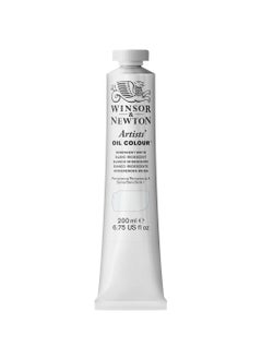 WINSOR & NEWTON Winsor & Newton Artists' Oil Colour, Finely Pigmented Oil Painting Colors for Canvas & Paper, Art Supplies for Beginners & Professional Artists (200 ML, Iridescent White) 