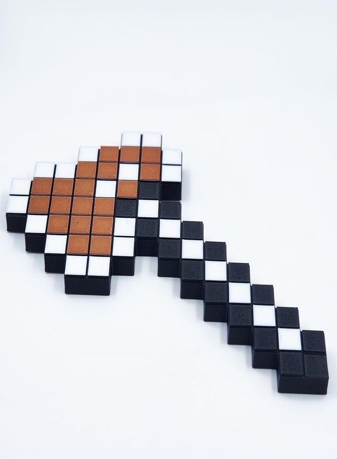 CUBIX3D 3D Printed Pixel Axe Toy | Blocky Gaming Prop | Safe Cosplay Accessory for Kids & Fans - Image 1