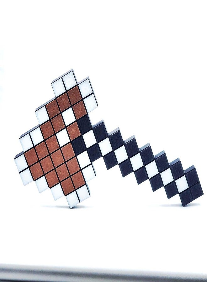 CUBIX3D 3D Printed Pixel Axe Toy | Blocky Gaming Prop | Safe Cosplay Accessory for Kids & Fans - Image 5