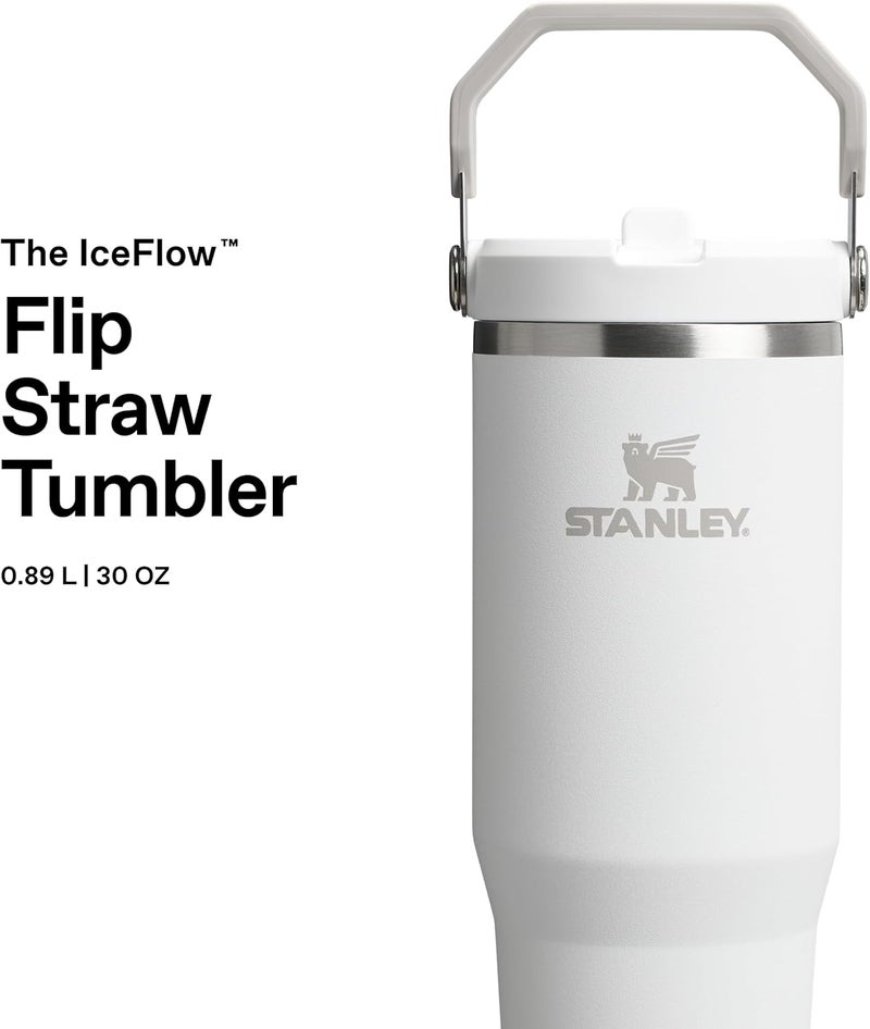 Stanley Ice Flow GO 890ml/30oz Flip Straw Water Bottle - Frost - Image 4
