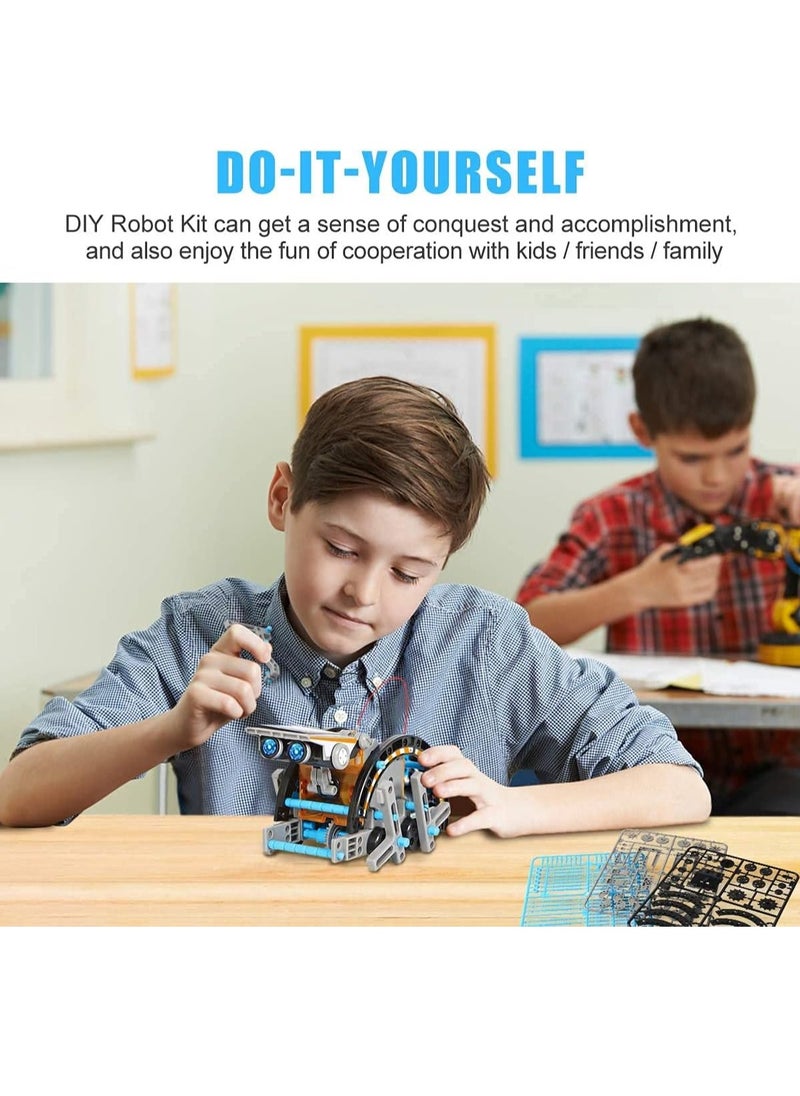 Generic 12-in-1 Science Solar Robot Kit for Kids STEM Educational DIY Solar Powered Building Toys Experiment Set for Boys and Girls (190 Parts)  - Image 5