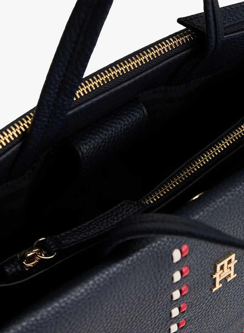 TOMMY HILFIGER  Signature Tape Satchel for Women | Best Price UAE