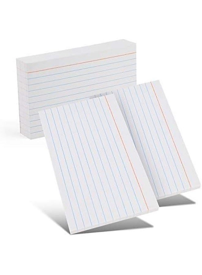 Enday Index Cards 3x5 Bulk, (2400 Cards), Notecards, Flashcards, Notecards 3x5 lined, Blank on Back, Flashcards for School Home and Office, Ruled Index Card, 100 Per Pack, (24 Pack) - Image 2