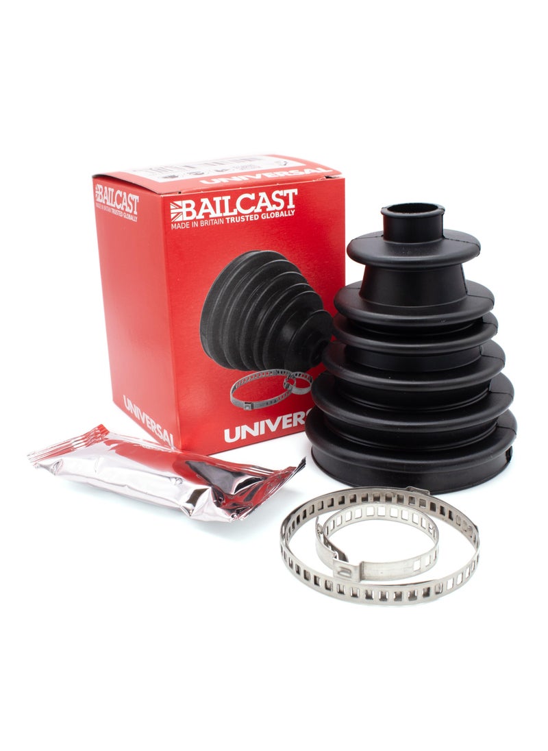 Bailcast Bailcast CVS18 Universal Split Constant Velocity Joint Gaiter Boot Replacement Kit, Black  - Image 1