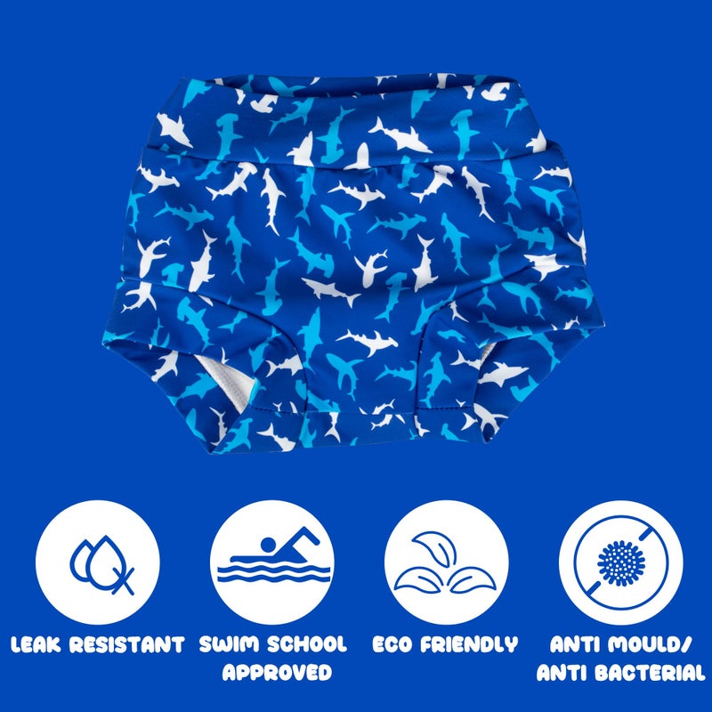 BIG ELEPHANT Baby Swim Diapers 3pcs, Reusable Adjustable Washable Waterproof Swimming Diaper for Boy's and Girl's, 2T - Image 5