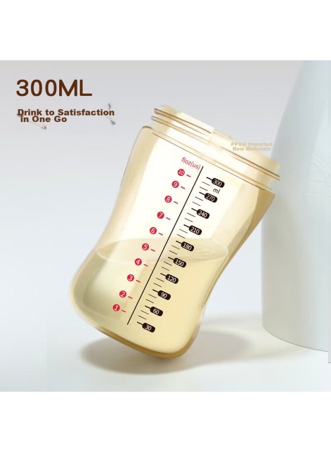 Kamidi Ppsu Baby Bottle, Newborn Infant, Big Baby, Breast-like, Weaning, Straw Bottle, 300ml-y Hole - Image 4