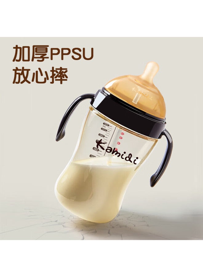 Kamidi Ppsu Baby Bottle, Newborn Infant, Big Baby, Breast-like, Weaning, Straw Bottle, 300ml-y Hole - Image 5