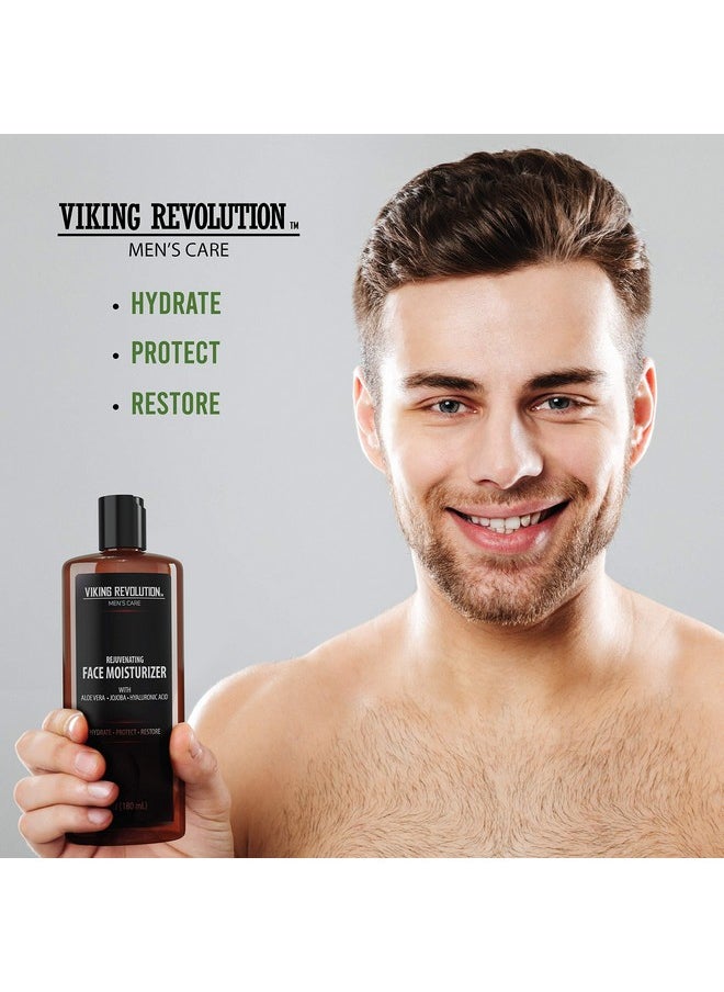 Viking Revolution Viking Revolution - Natural Moisturizer Cream for Skincare, Anti Wrinkle & Anti Aging Facial Cream/Lotion, Mens Face Care  - Image 2