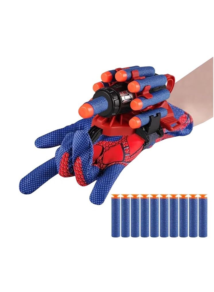 general Spider gloves, cobweb shooting toys, plastic superhero launcher toys for kids, hero movie launchers with dolls, fun toys for decorating children - Image 1