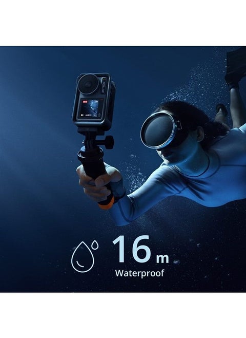 Osmo Action 3 Standard Combo, Waterproof Action Camera with 4K HDR & Super-Wide FOV, 10-Bit Color Depth, HorizonSteady, Cold Resistant & Long-Lasting, Vlogging Camera for YouTube