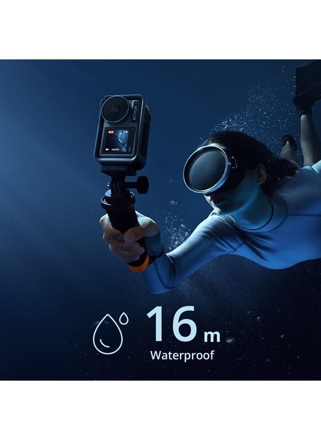 dji - Osmo Action 3 Standard Combo, Waterproof Action Camera with 4K HDR & Super-Wide FOV, 10-Bit Color Depth, HorizonSteady, Cold Resistant & Long-Lasting, Vlogging Camera for YouTube - Image 1