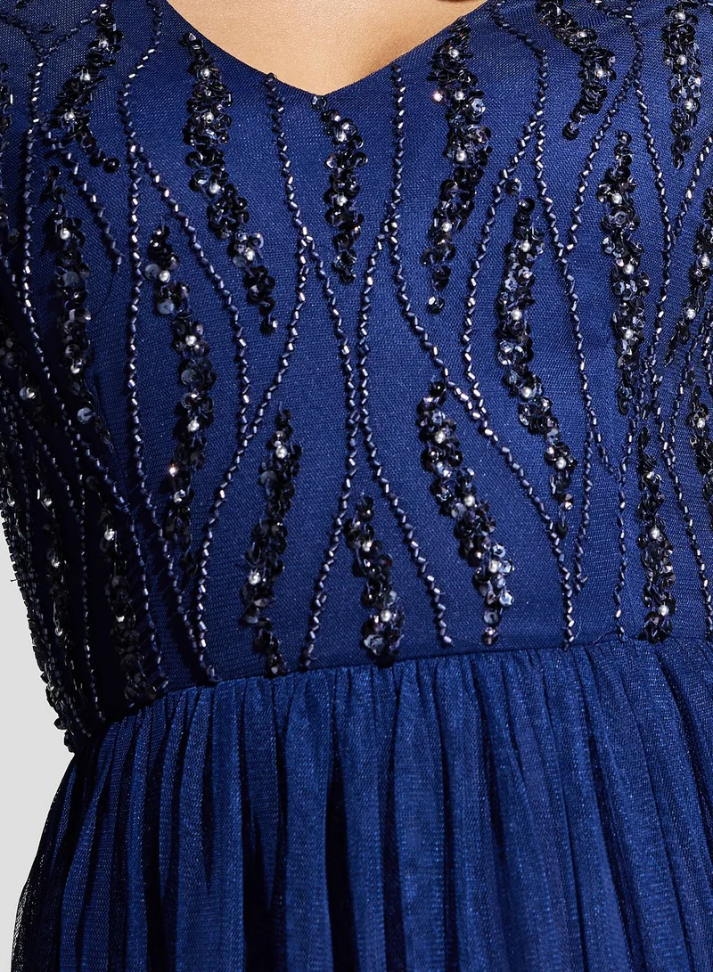 Namshi x Embellished Bodice Dress