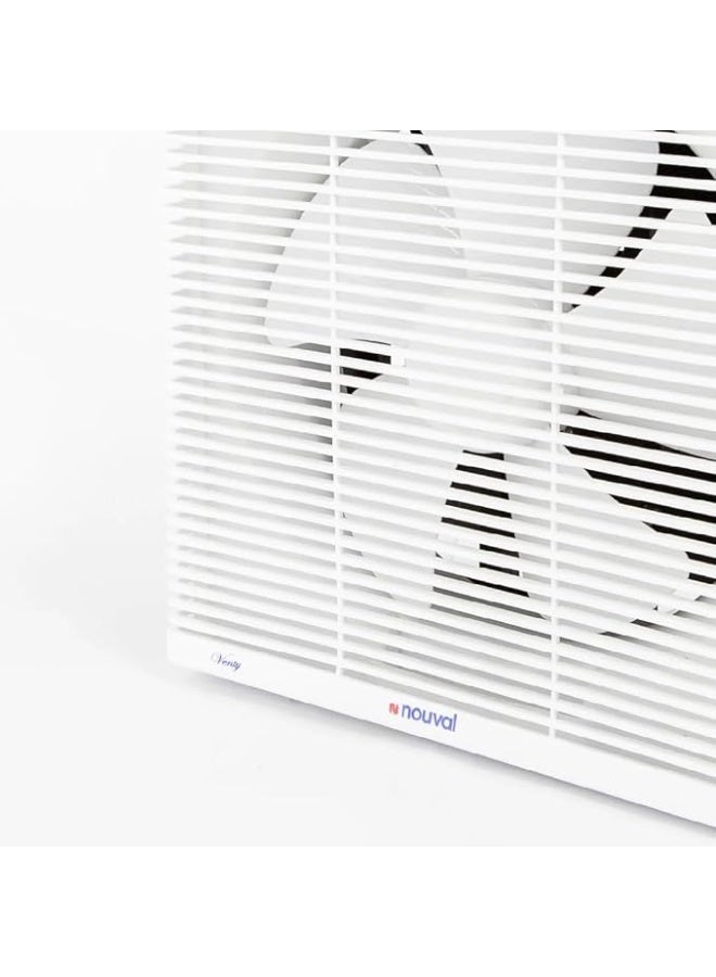 Nouval Kitchen and Bathroom Wall Ventilator 30cm Strong Suction Modern Silent Energy Saving Bright White Easy Installation - Image 3