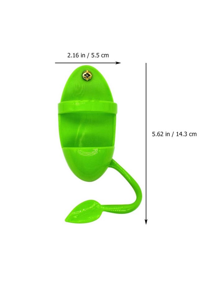 POPETPOP - POPETPOP Cuttlebone Holder for Bird Cage: 2Pcs Bird Feeding Cup Plastic Cuddle Bone Feeding Racks Bird Food Holder for Budgies Parakeet Cockatiel Conure Lovebird - Image 1