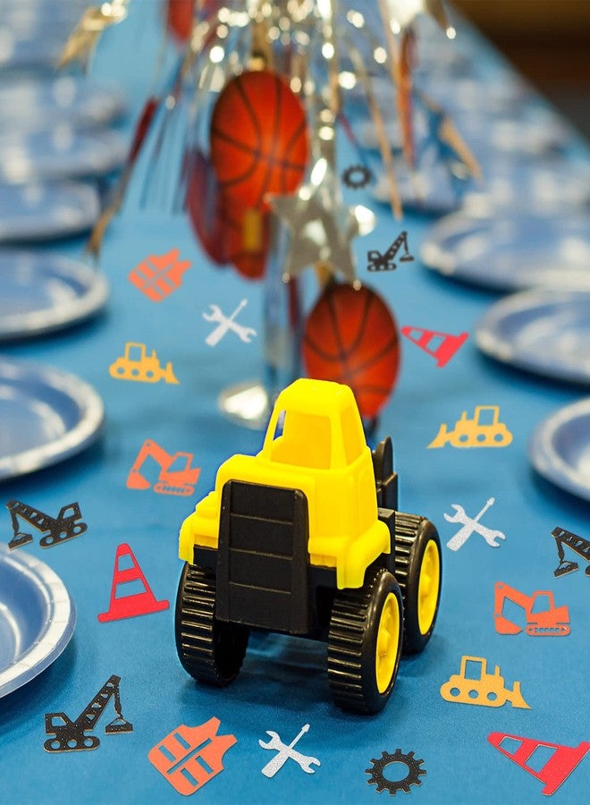 Zhanmai 240 Pcs Construction Confetti Construction Party Supplies Table Confetti Boy Birthday Party Favor Forklift Crane Excavator Gear Vest Roadblock Wrench Baby Shower Decoration - Image 5