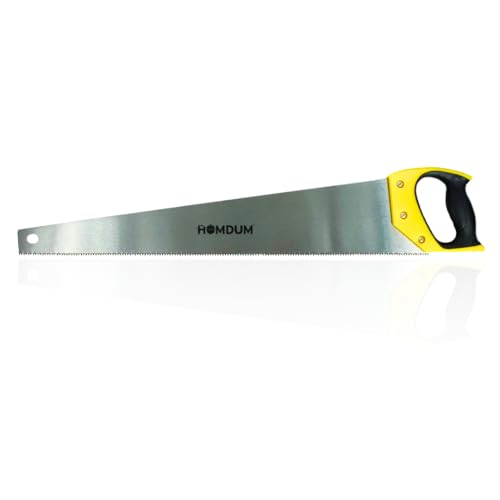Homdum 18 Inch ?Hand Powered Saw For Wood Cutting Powerful Professional Alloy Steel Blade And Plastic Rubber Grip Best Handsaw For Woodworking Suitable For Variety Of Wood And Plastic Working - Image 1