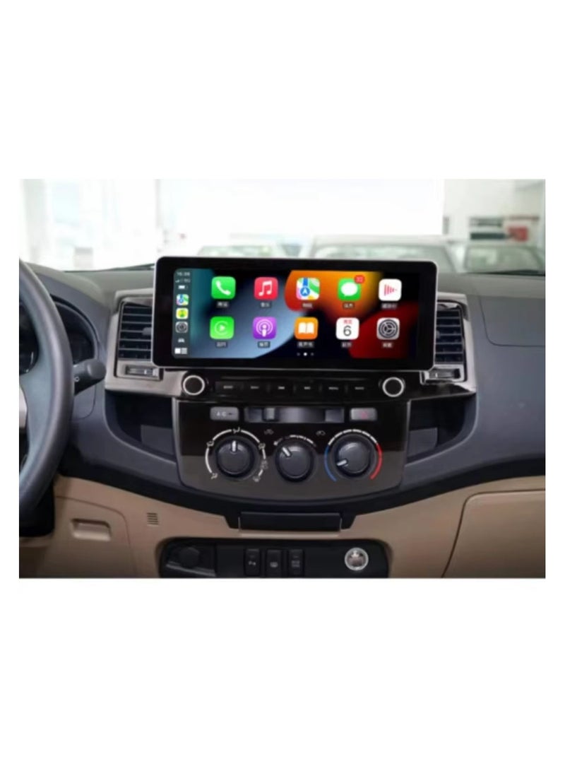 Raymos 12.3 inch Toyota Car Stereo  Toyota Fortuner 2008–2015  Android Screen Support Apple Carplay Android Auto Wireless 4GB RAM Fast Interface included 4G Wifi USB QLED ( 1280x720 ) - Image 3