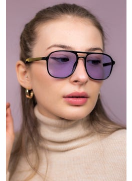 Focus On Asgard Black Purple Sunglasses  - Image 2