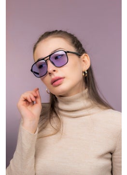 Focus On Asgard Black Purple Sunglasses  - Image 4