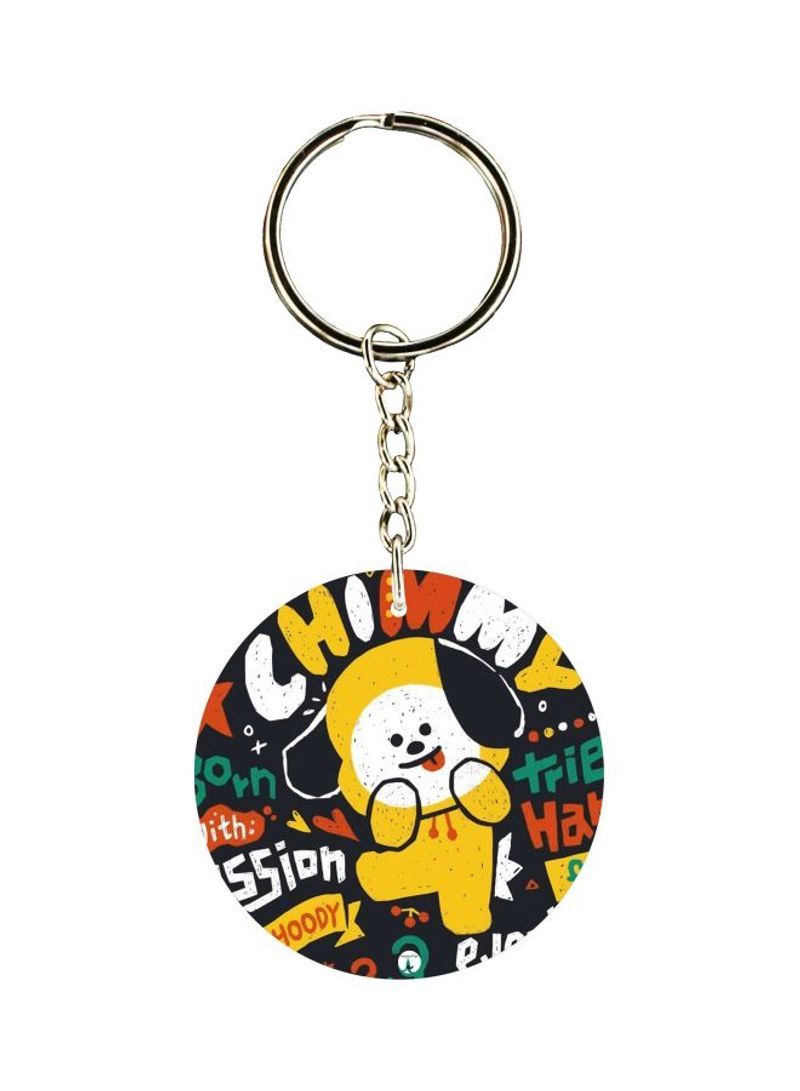 RKN Cartoon Themed Dual Sided Keychain 