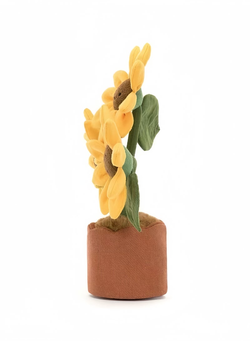 جيليكات لعبة دمى جليكات أموسابلز دمية دوار الشمس بونساي الناعمة المهدئة هدية عيد ميلاد - Image 2