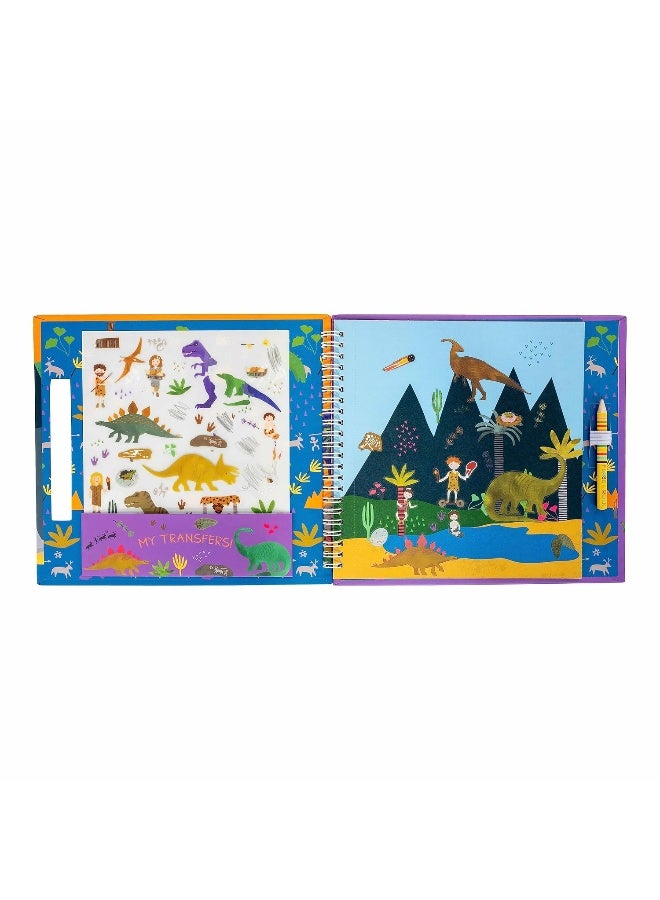 Floss & Rock Dino Transfer Fun Spiral Bound Book (Hardcover) - Image 2