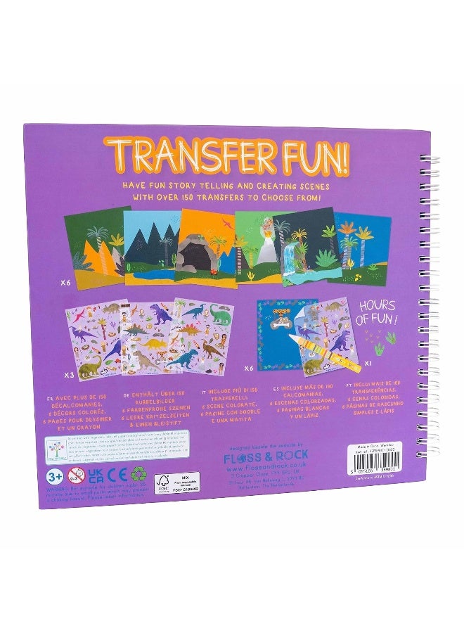Floss & Rock Dino Transfer Fun Spiral Bound Book (Hardcover) - Image 3