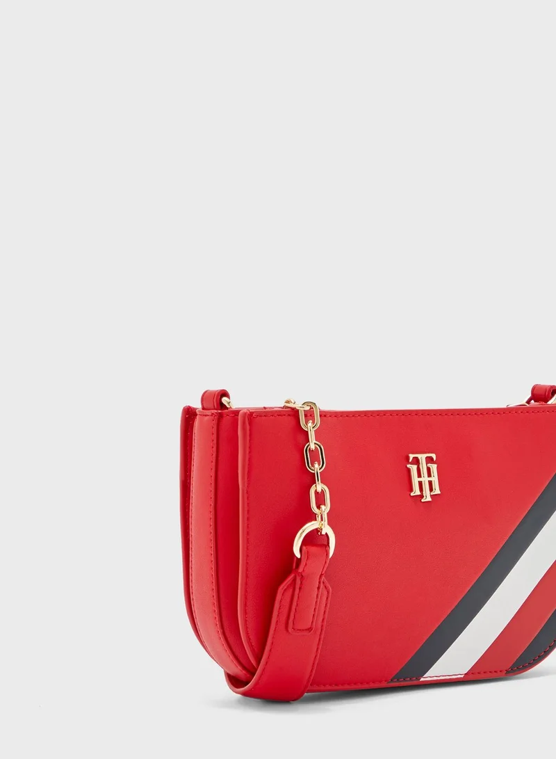 TOMMY HILFIGER Dressy Flap Over Crossbody