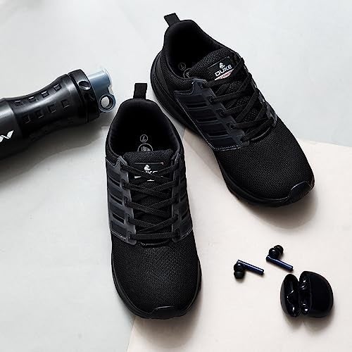 Duke 1498 Men Sports Shoes Black - Image 2