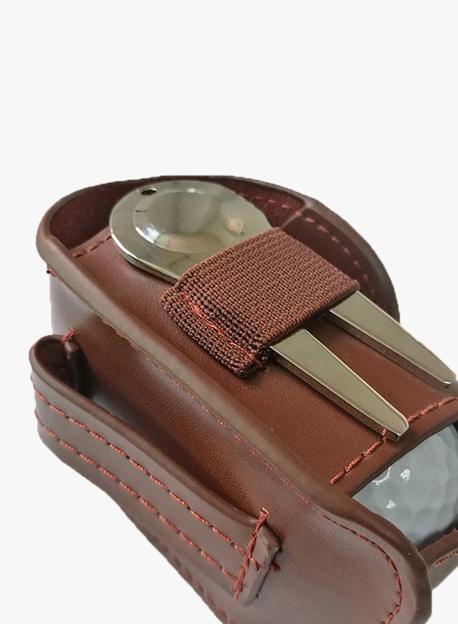 Sharpdo Leather Mini Golf Ball And Holder - Image 5