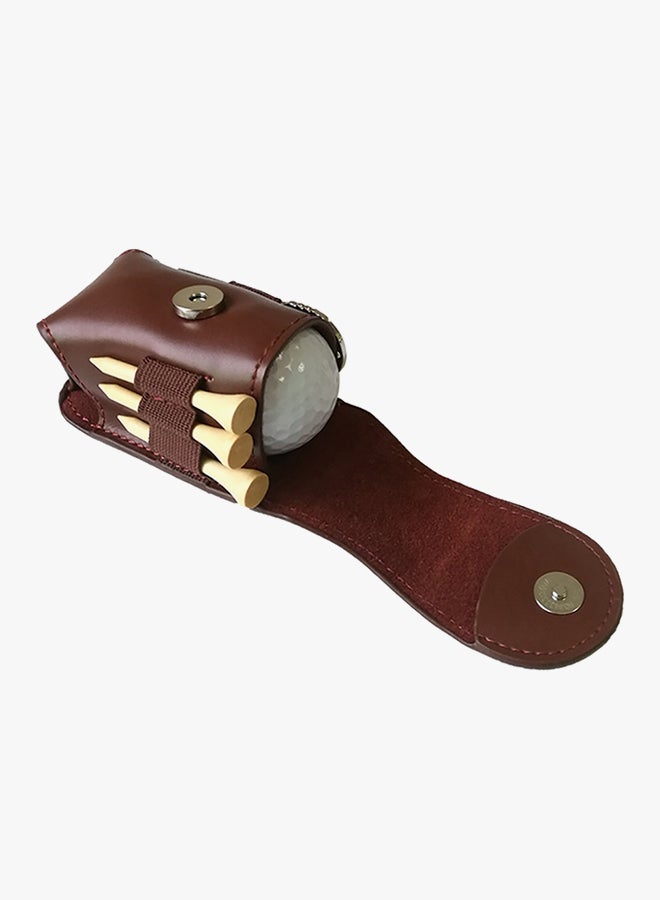 Sharpdo Leather Mini Golf Ball And Holder - Image 3