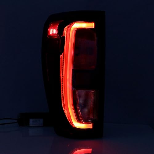 Lochnchn Tail Light Assembly Compatible With 2019-2024 GMC Sierra 1500 2500HD 3500HD Left Driver Side Taillight Rear Lamp Brake Light Replace# 84565919 GM2800309 Halogen Type - Image 3