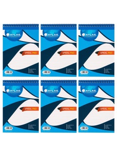 ATLAS 6-Piece A6 Size Spiral Notepad 50 Sheets  - Image 1