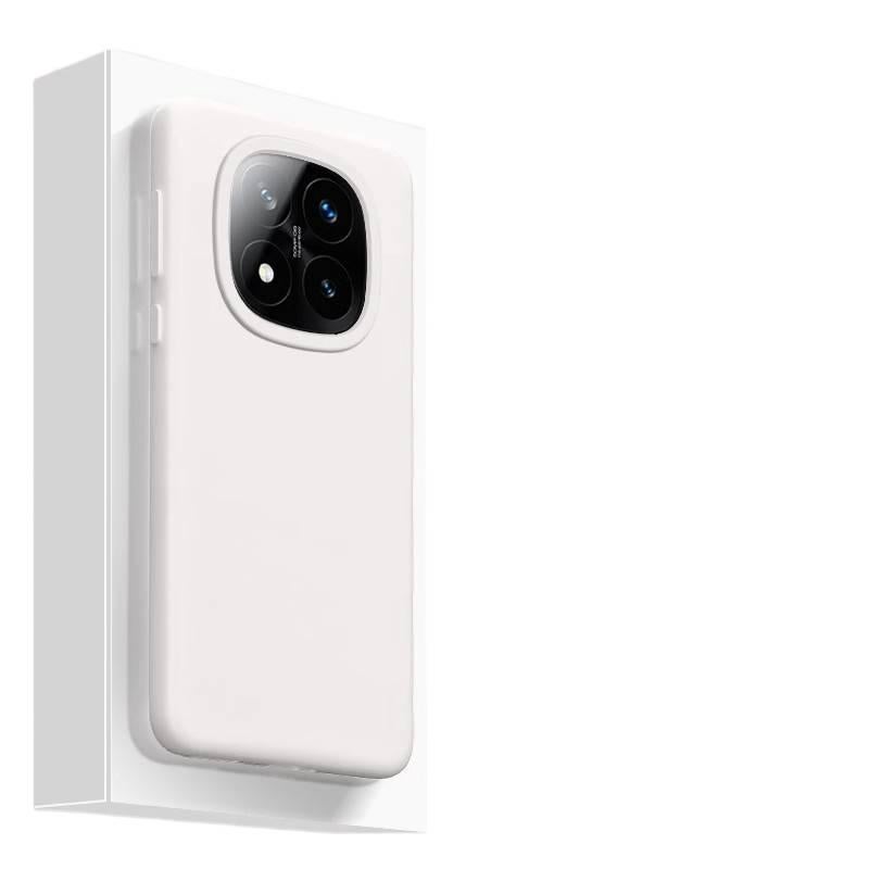 LS غطاء واقي بسيليكون لـ Redmi Note 14 مع مقاوم للصدمات وحماية من السقوط مع مقاوم للصدمات مع تغطية كاملة مع مقاوم للخدش باللون رمادي من السيليكون باللون الأحمر باللون الرمادي - Image 4
