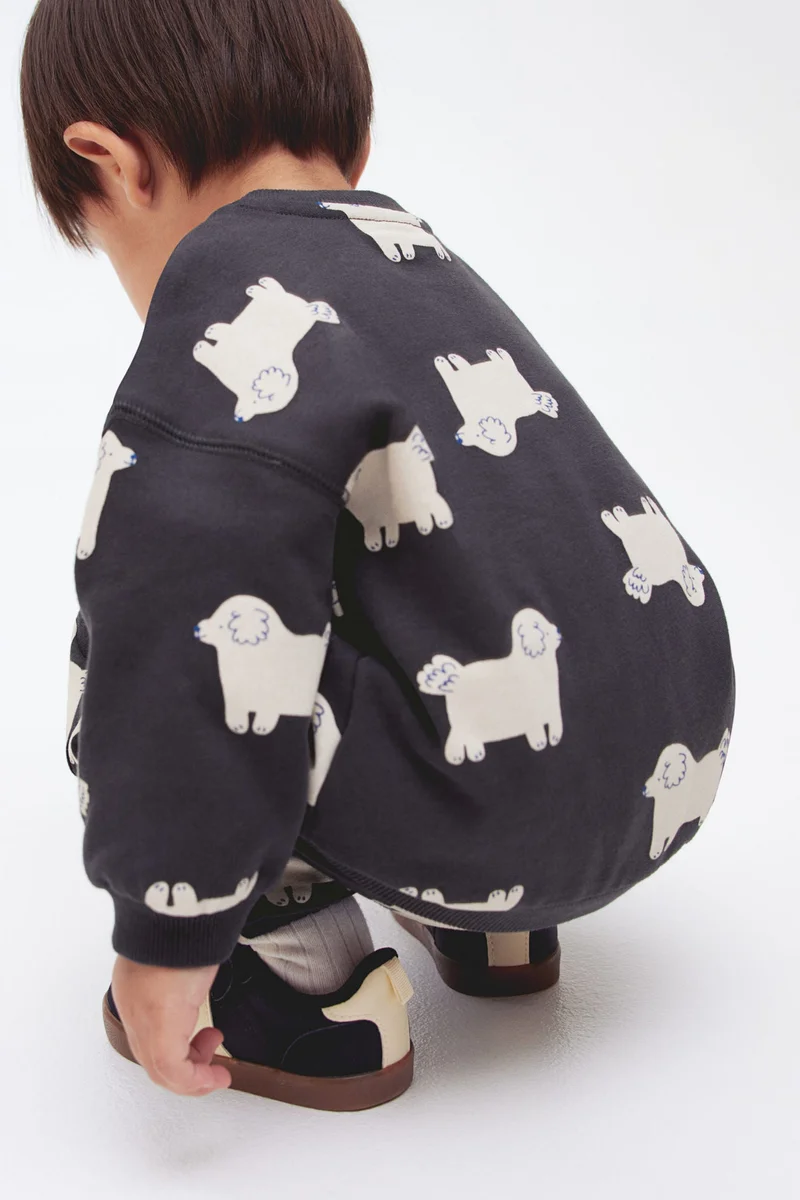 اتش اند ام Printed sweatshirt