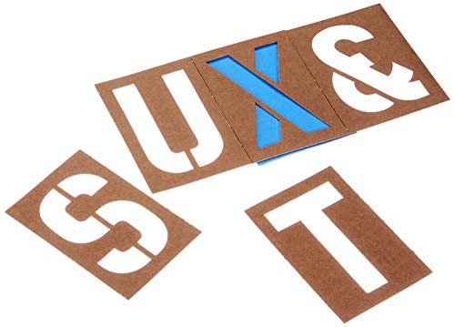 DURO 3330 Oil Board Lettering Stencil Set, Brown, 4" - Image 3