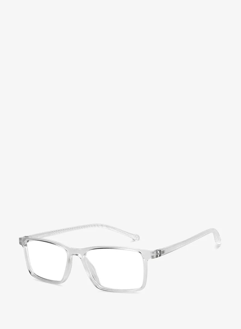 Lenskart Blu Lenskart Blu | Unisex Rectangular Eyeglasses - LB E14270 - Lens Size: 52 Mm