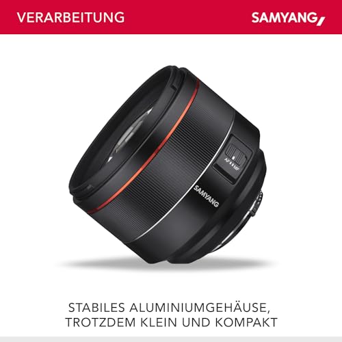 Samyang AF 85mm F1.4 Nikon F Auto Focus Lens (Black) - Image 3